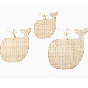 Rotan wanddecoratie Beluga 